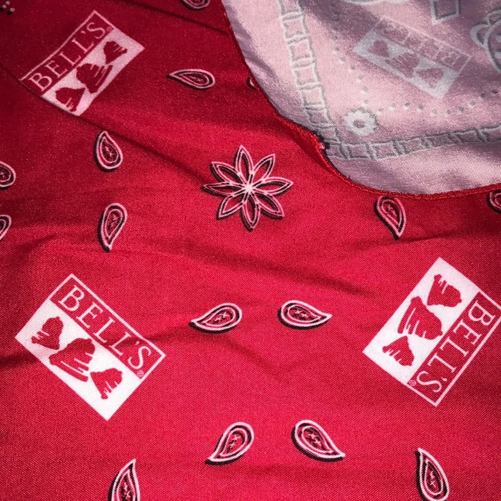 Bell’s‎ Brewing Red Paisley Bandana Scarf